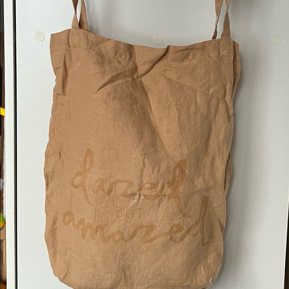 Dazed but Amazed Small tote Hazelnut color